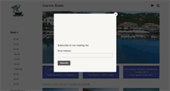 Desktop Screenshot of giannisboats.gr